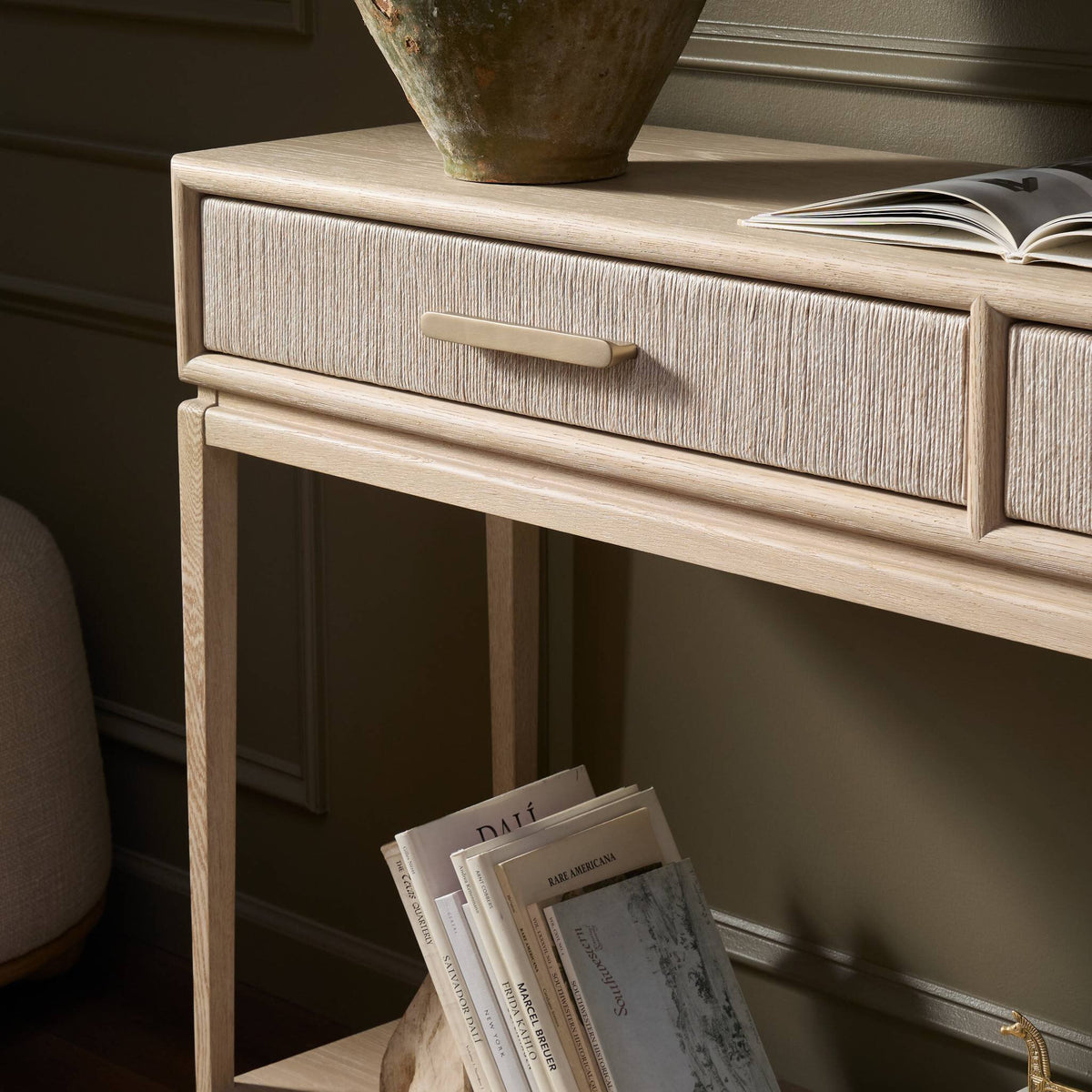 Rosenell Console Table - 60"/Natural Oak Solid