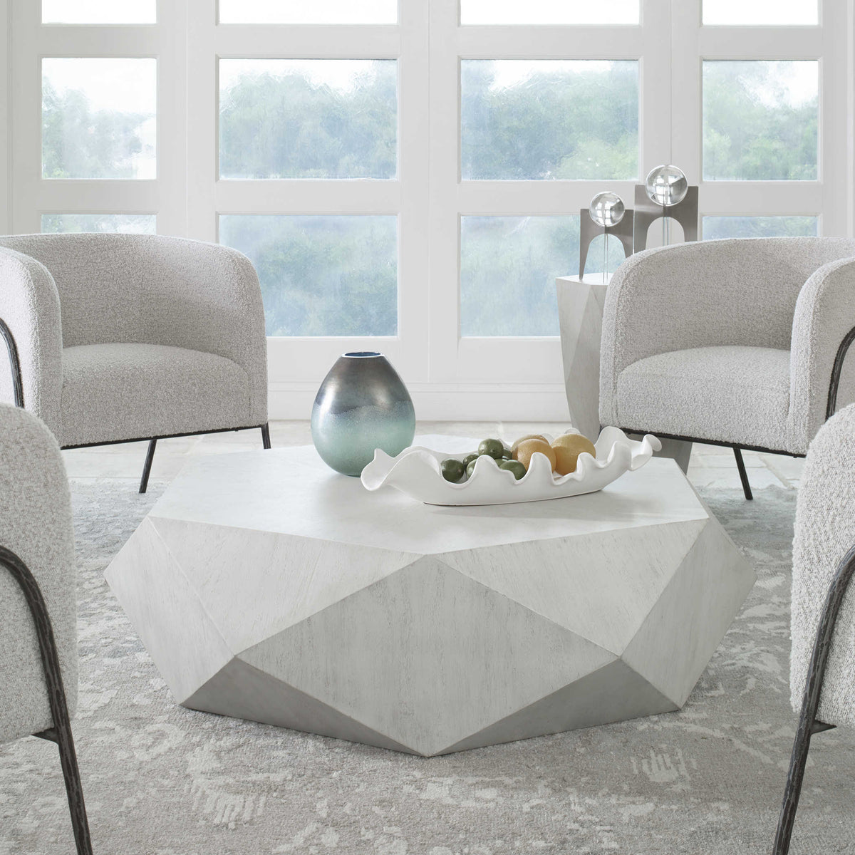 Volker Coffee Table, White