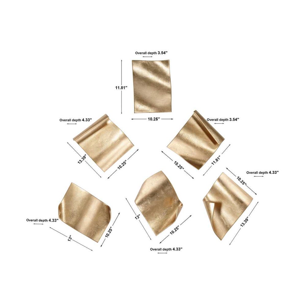 Fluttering Pages Wall Decor, S/6