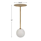 Gimlet Drink Table, White
