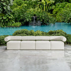Bolster Back Outdoor Sofa, Corner