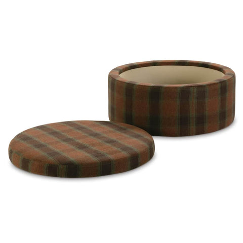 Cyrus 36" Round Storage Ottoman
