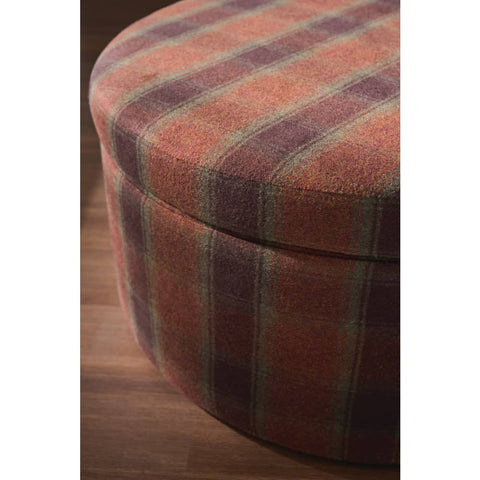 Cyrus 36" Round Storage Ottoman