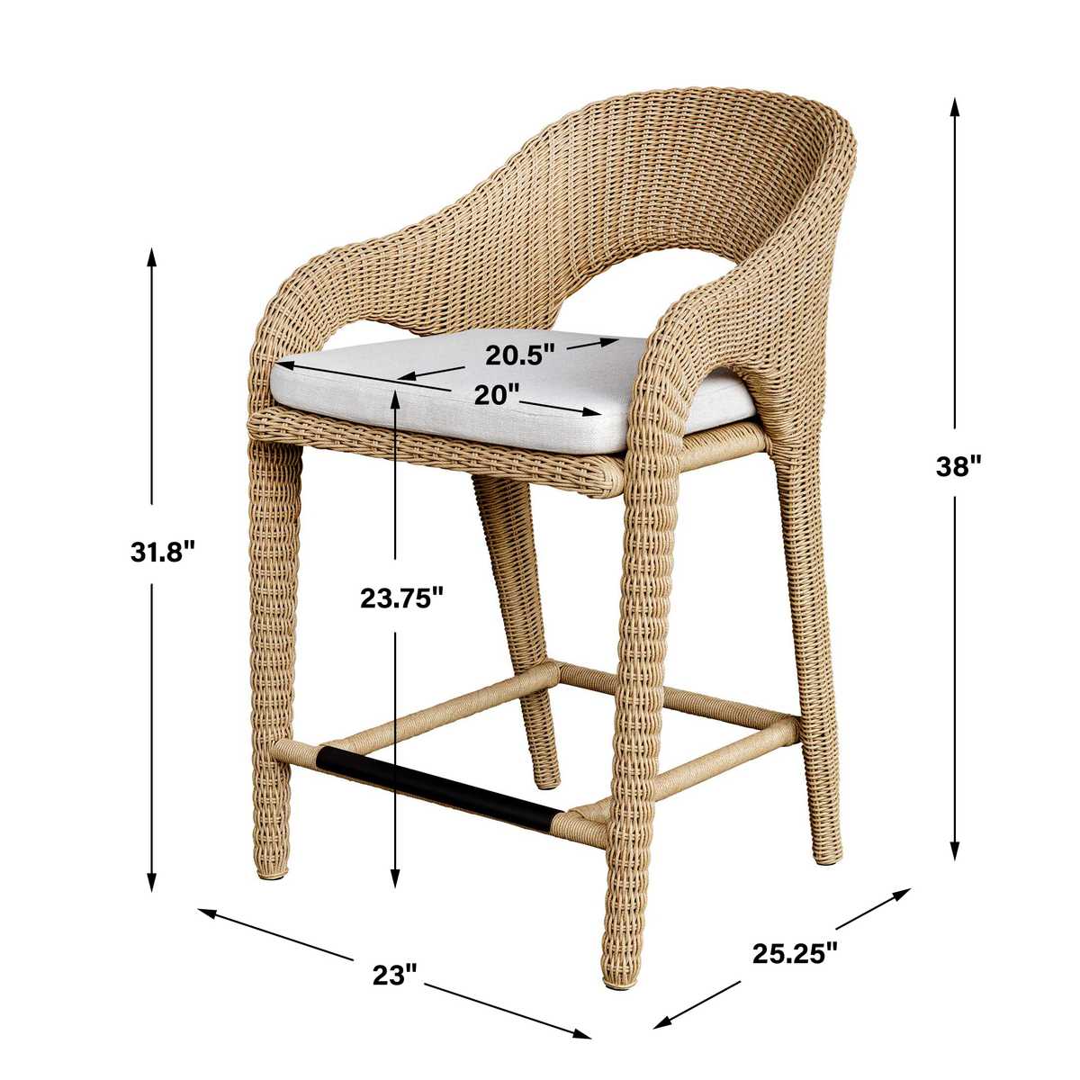 Kavali Outdoor Counter Stool