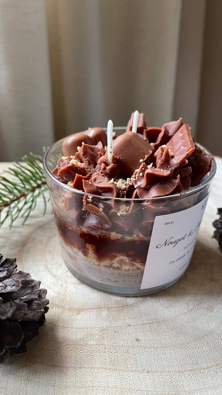 Chocolate Shortcake Dessert Candle
