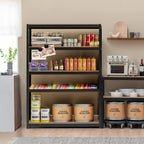 48"W 5-Tier Heavy Duty Storage Rack for Industrial, 1Pack: White