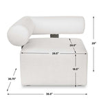 Bolster Back Outdoor Sofa, Corner