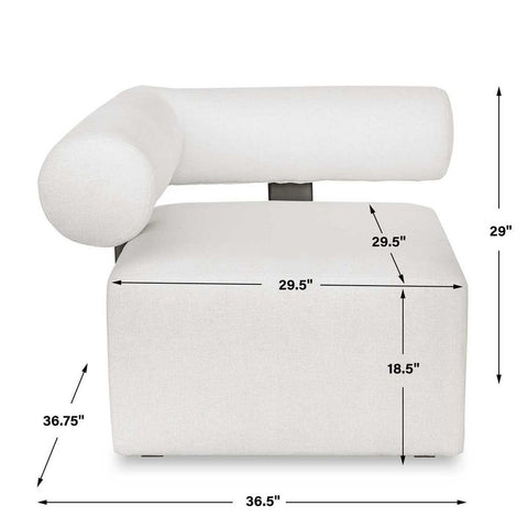 Bolster Back Outdoor Sofa, Corner
