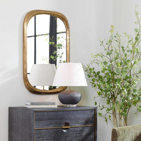Malone Mirror, Brass