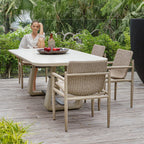 Circa Outdoor Dining Table, 2 Cartons