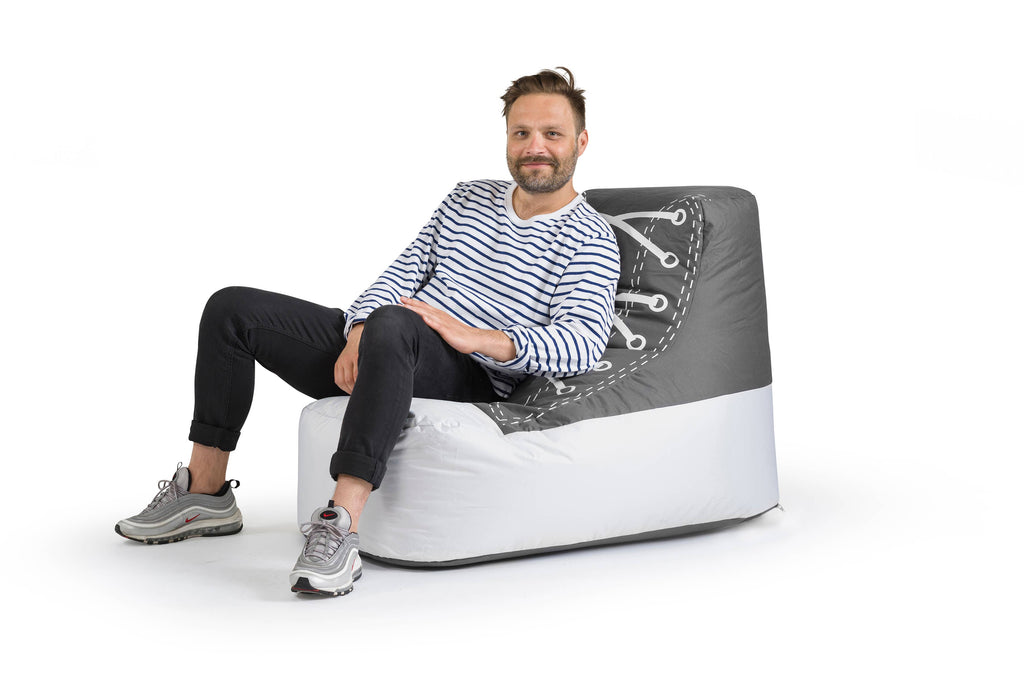 Gouchee Chuck Brava Bean Bag Chair Gray