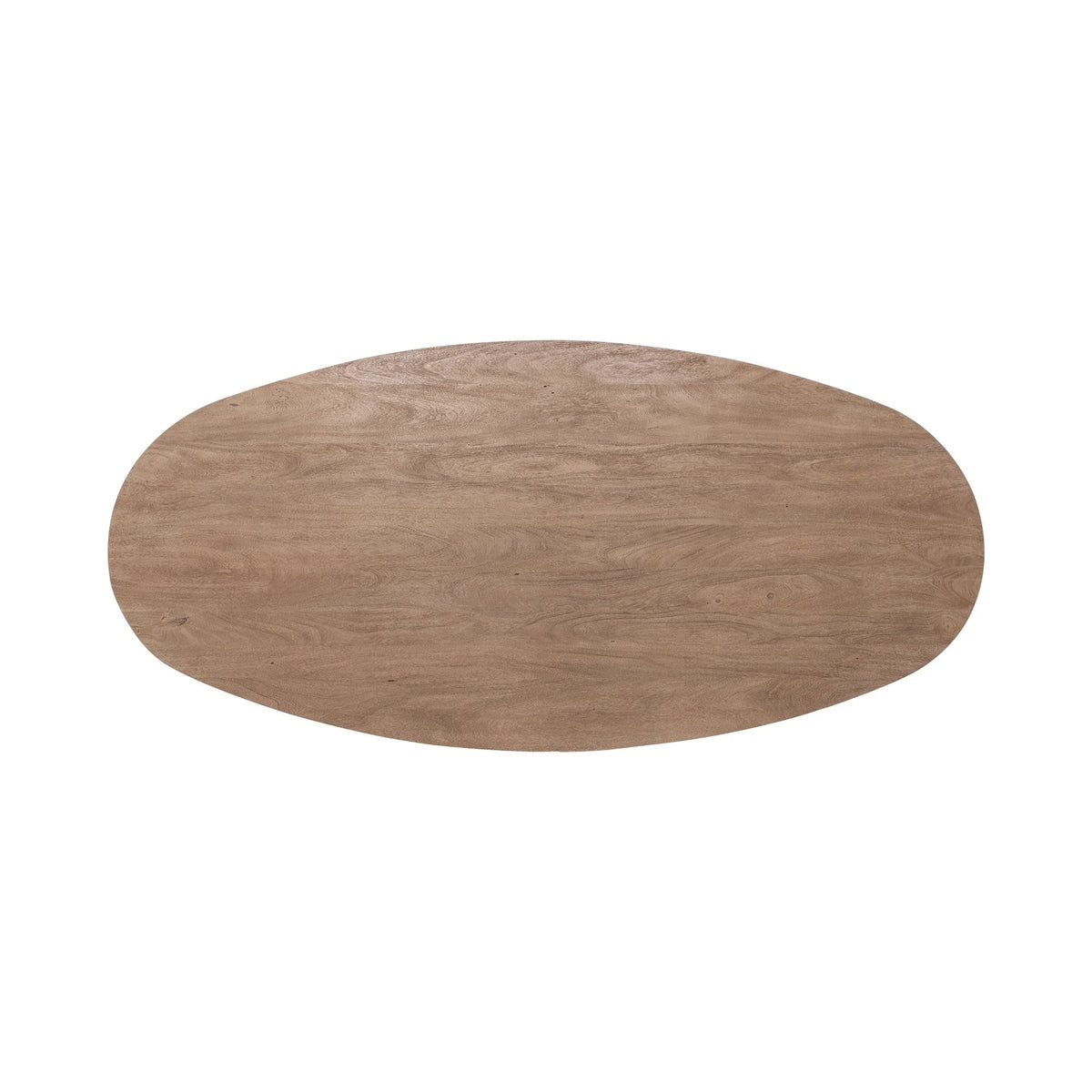 Amra Solid Wood Oval Dining Table - Sandstone Greige