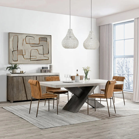 Durant Solid Wood Rectangle Dining Table