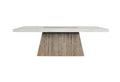 Grange Reclaimed Pine 94" Dining Table - Natural/Antique White