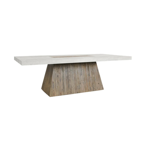 Grange Reclaimed Pine 94" Dining Table - Natural/Antique White