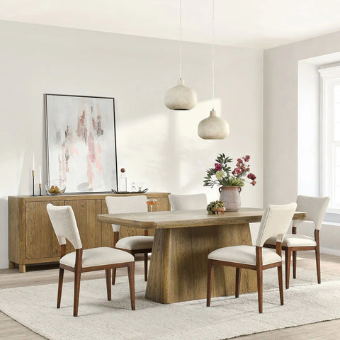 Orlando 71" Solid Wood Rectangle Dining Table