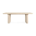 Vander Solid Wood Rectangle Dining Table - Cream Washed