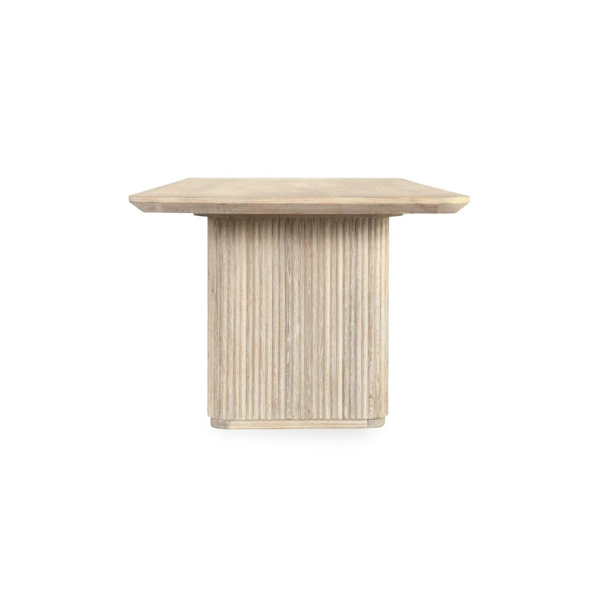 Vander Solid Wood Rectangle Dining Table - Cream Washed