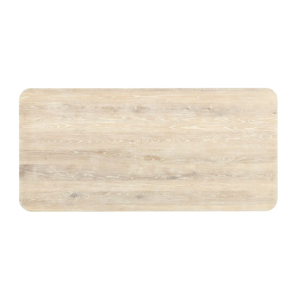 Vander Solid Wood Rectangle Dining Table - Cream Washed