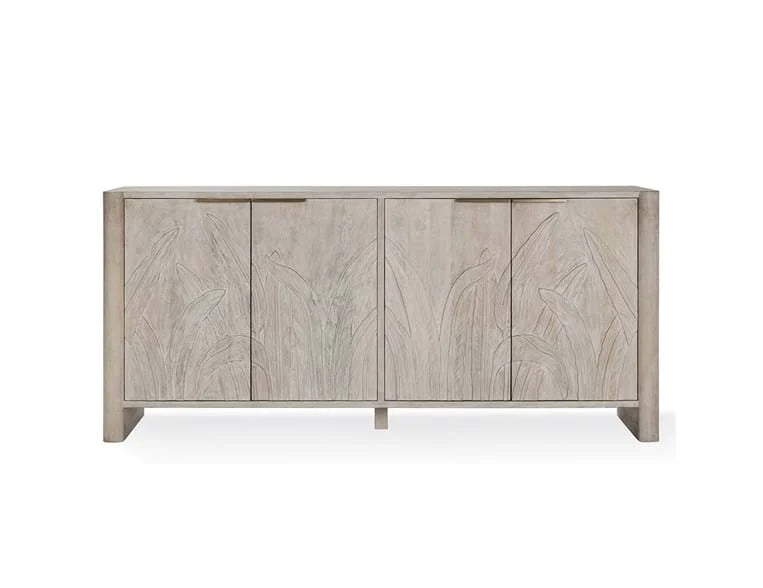 Ledro  Wood 4Dr Cabinet White Wash