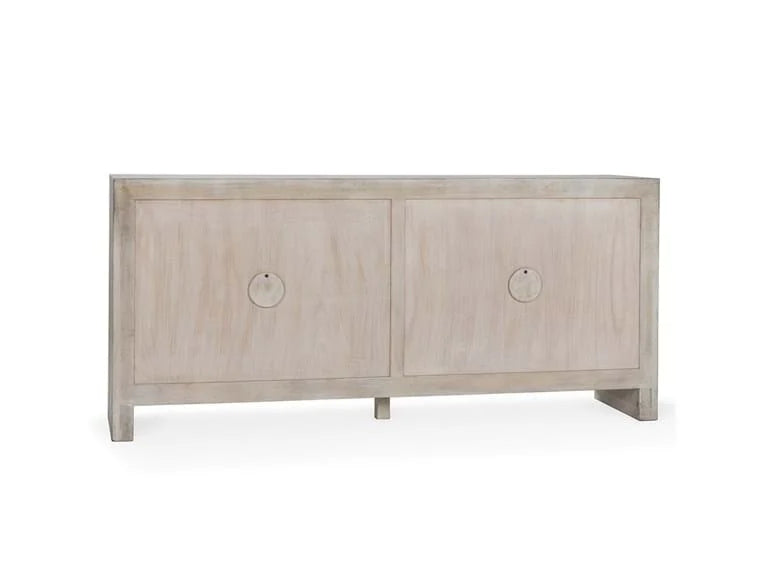 Ledro  Wood 4Dr Cabinet White Wash