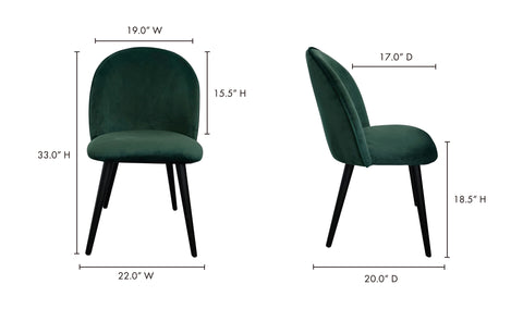 Clarissa Dining Chair Green