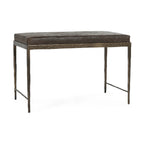 Malo Leather Bench - Cocoa Brown