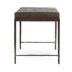 Malo Leather Bench - Cocoa Brown