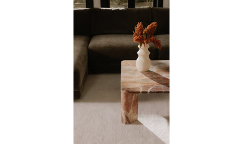 Segment Coffee Table Orange Levante Marble