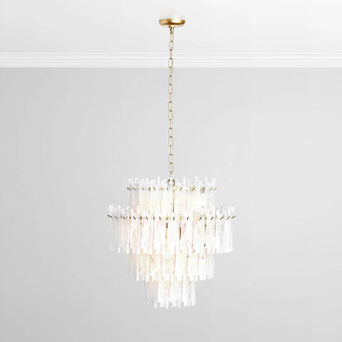 Everly Glass Round Chandelier