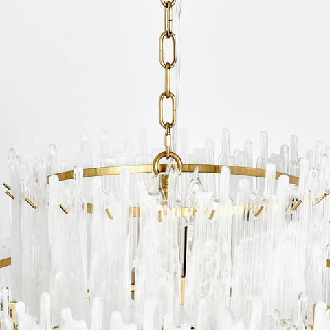 Everly Glass Round Chandelier