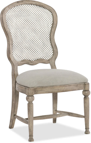 Boheme Gaston Metal Back Side Chair