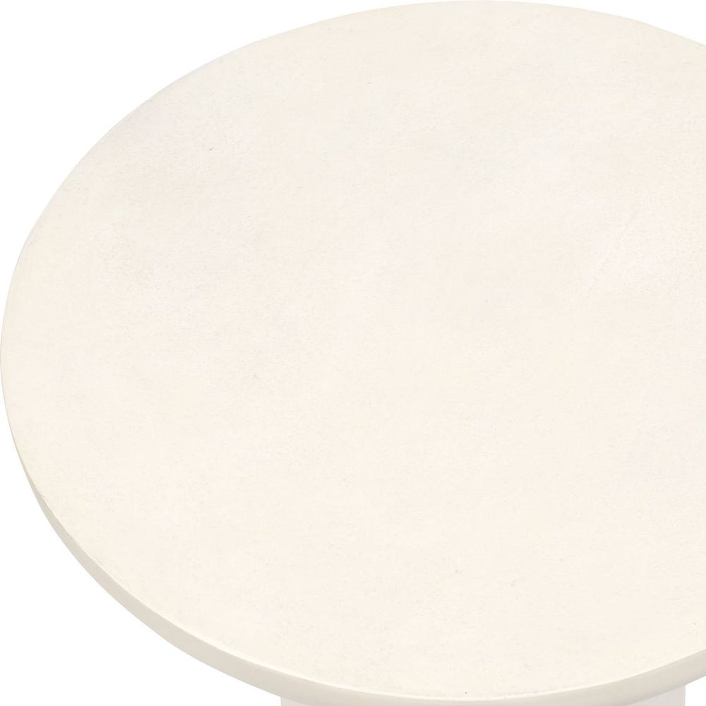 Joppa Outdoor Accent Table, Warm White