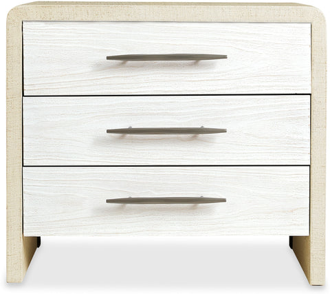 Cascade Three-Drawer Nightstand