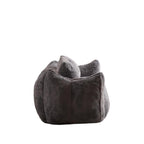 2-Seat Giant Faux Fur Bean Bag Couch ( 6 Colors) No Assembly: White