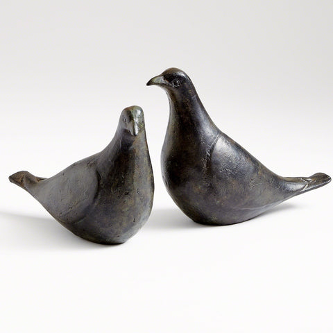 DOVE PAIR-OILED BRONZE