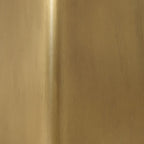 Equilateral Bistro Table - Arabescato/Brass, 2 CARTONS