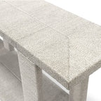 CLINT CONSOLE TABLE WHITE SAND