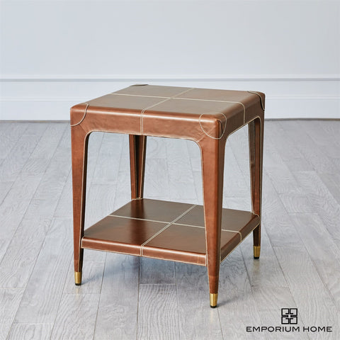 EMPORIUM HOME TIBURTINA END TABLE-SADDLE - Hedi's Furniture