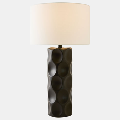 Scooped Lamp-Graphite