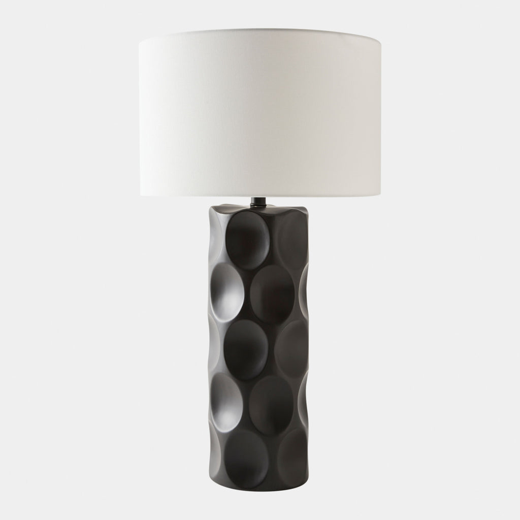 Scooped Lamp-Graphite