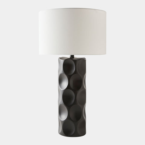 Scooped Lamp-Graphite