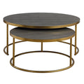 Aragon Nesting Coffee Tables, S/2, Gray