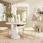 Spheres Center Table IN White Burl