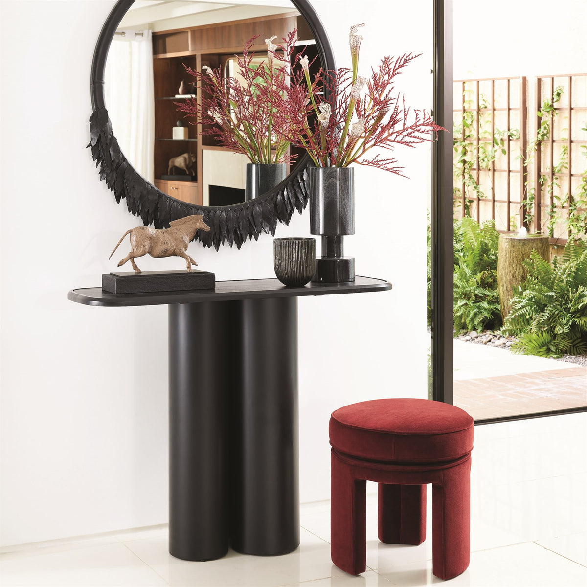 EMILY MIRROR-BLACK