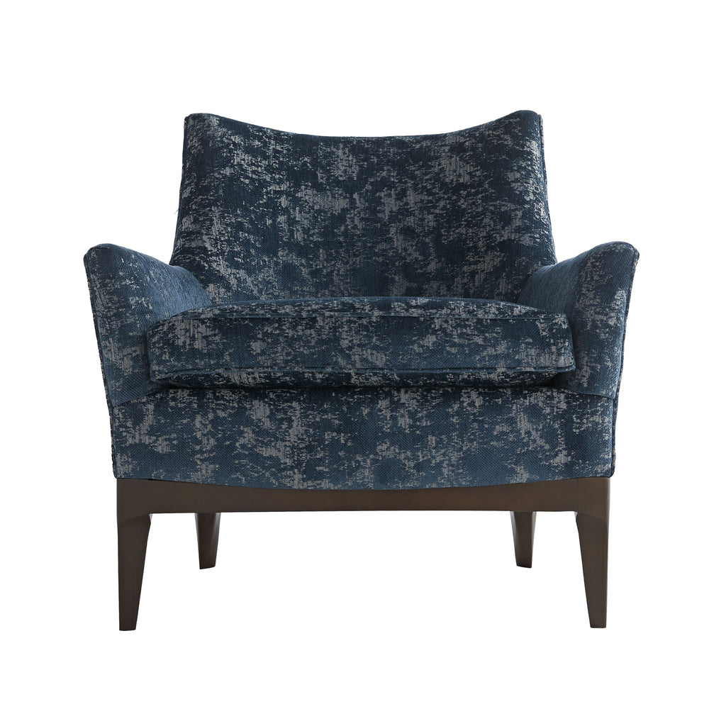 Ferguson Chair Peacock Chenille Walnut