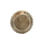 Gigi Whitewashed Wood Bead Dried Florals Vase