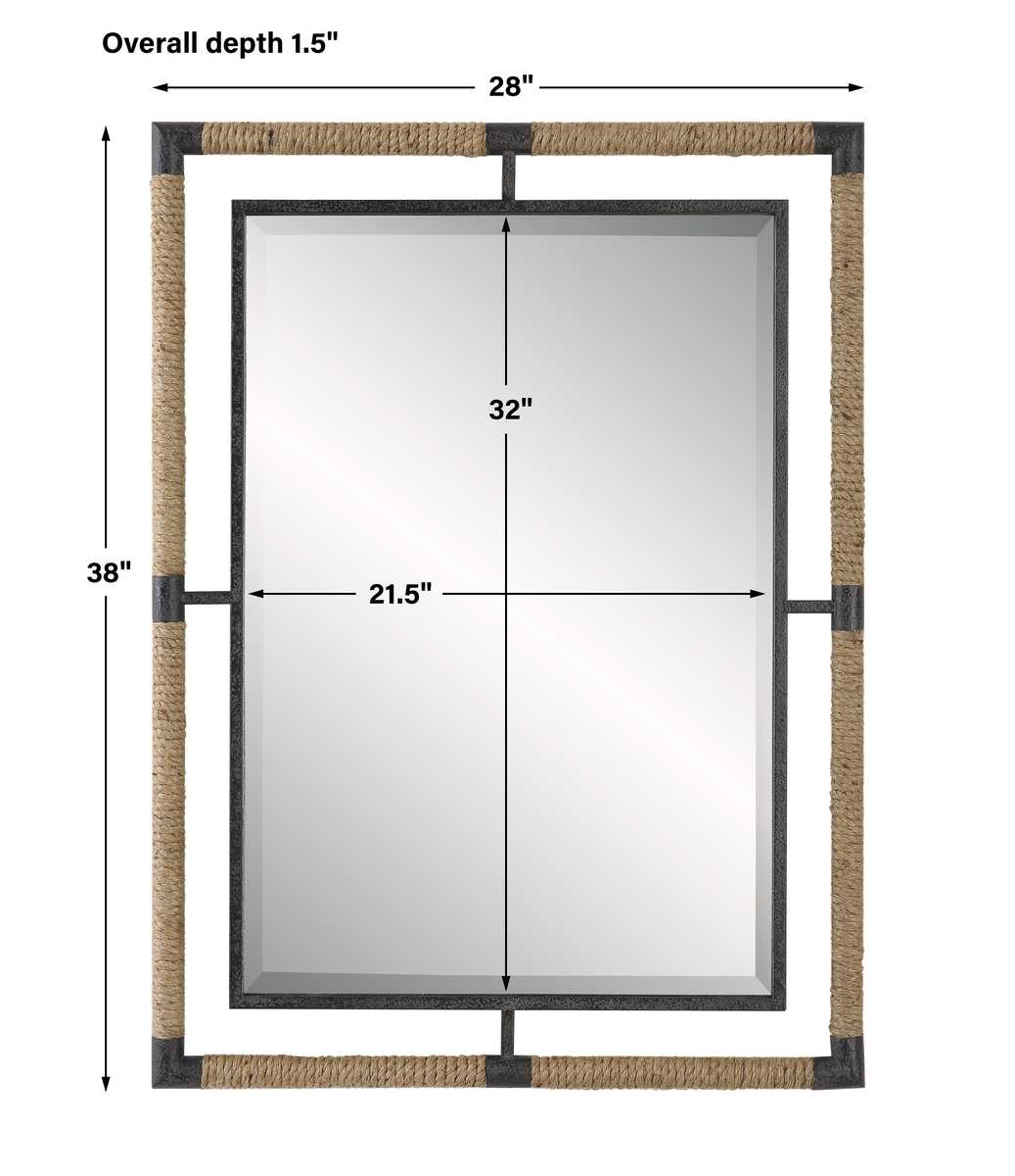 Melville Mirror-Rectangular