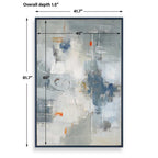 Blueprint Hand Painted Canvas