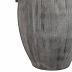 Black 15 in. Dolomite Amphora Weathered Vase